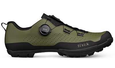Превью Велообувь Велоботинки для кросс-кантри FIZIK Terra Atlas Army/Black